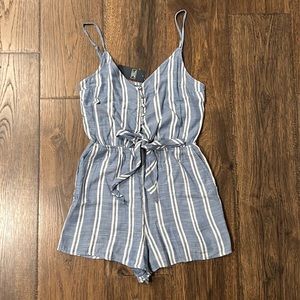 Blue and White Abercrombie Romper